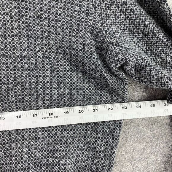 Jos. A. Bank Sweater Pullover Men M Medium Gray Collared Knit Wool Long Sleeve - Picture 6 of 8
